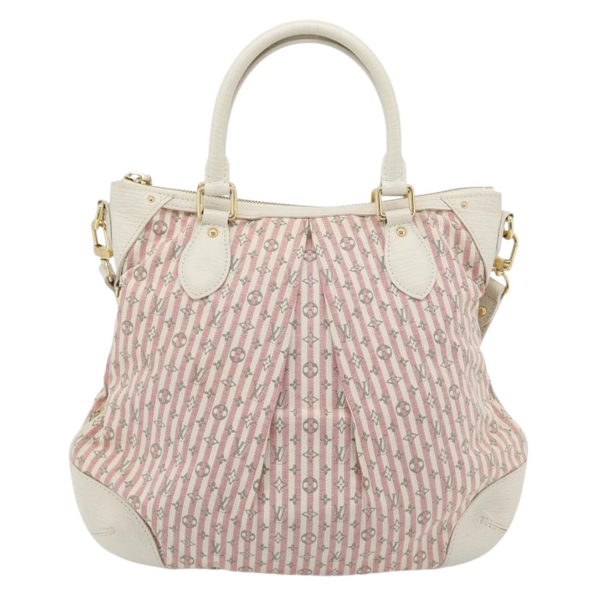 LOUIS VUITTON Mini Lin Marina GM Bag Croisette 2way Pink M95493 LV Auth 171252V