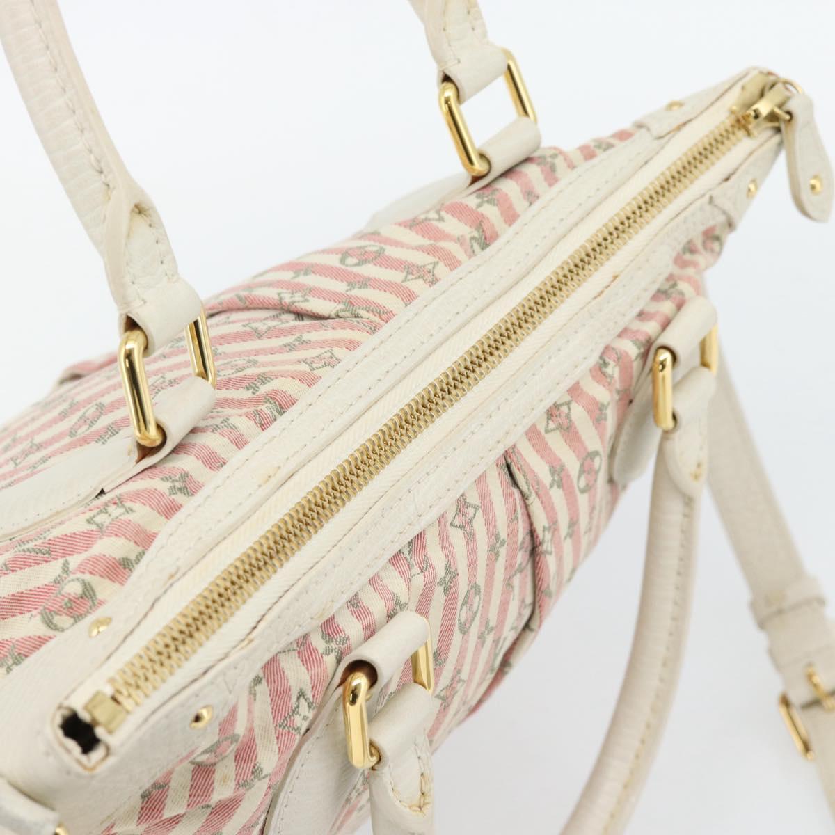 LOUIS VUITTON Mini Lin Marina GM Bag Croisette 2way Pink M95493 LV Auth 171252V