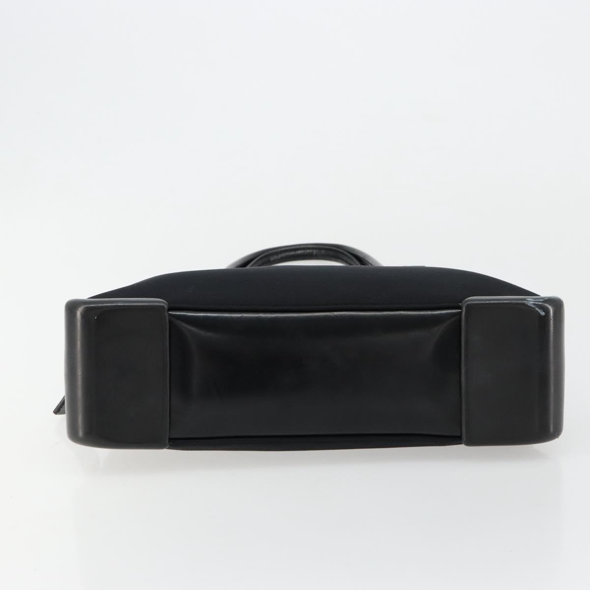 PRADA Sports Tote Bag Nylon Black Silver Auth 171258