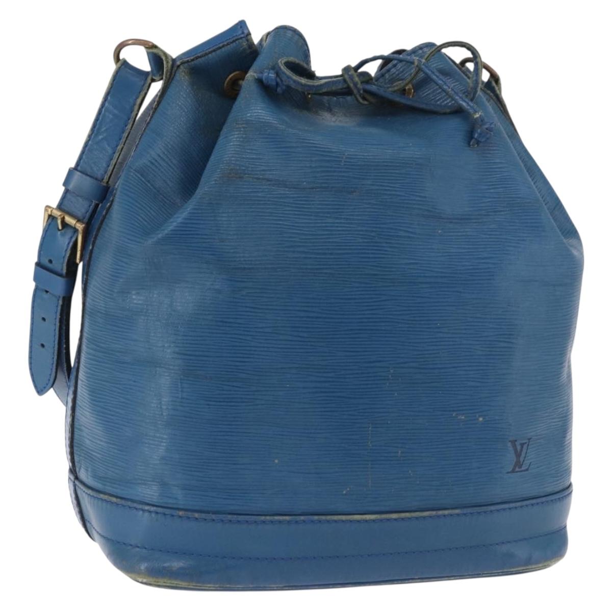 LOUIS VUITTON Epi Noe Shoulder Bag Toledo Blue M44005 LV Auth 171264