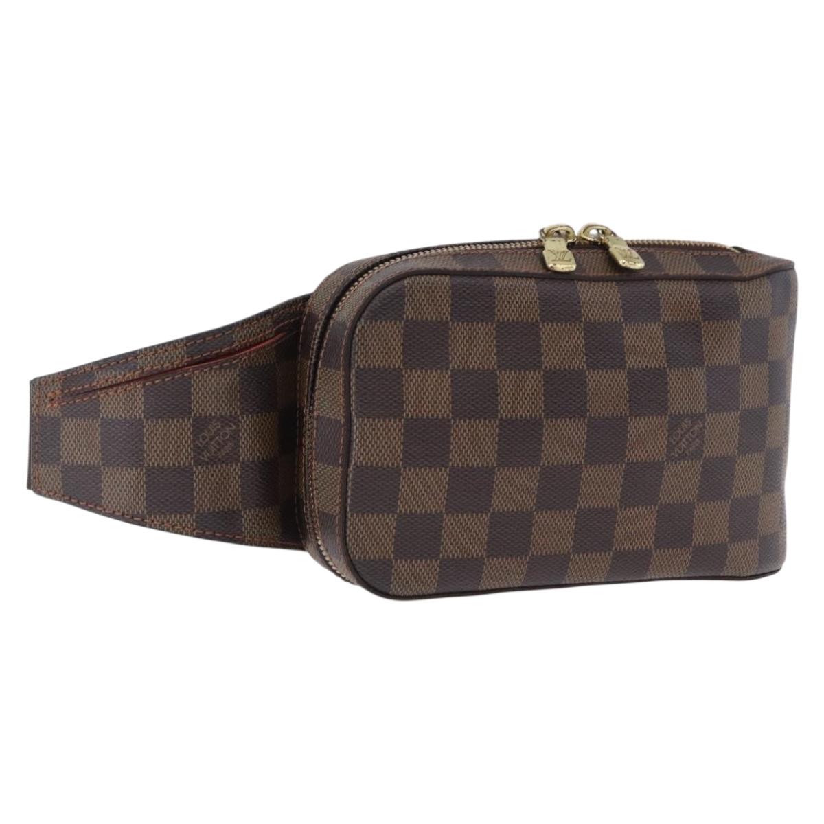 LOUIS VUITTON Damier Ebene Geronimos Shoulder Bag N51994 LV Auth 171269