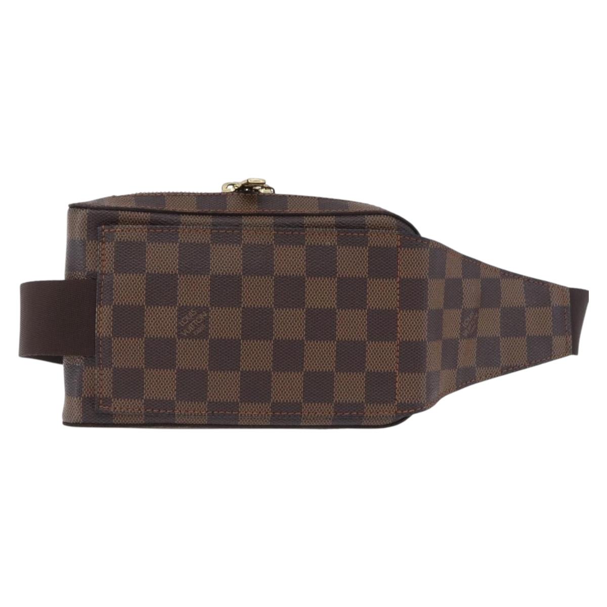 LOUIS VUITTON Damier Ebene Geronimos Shoulder Bag N51994 LV Auth 171269