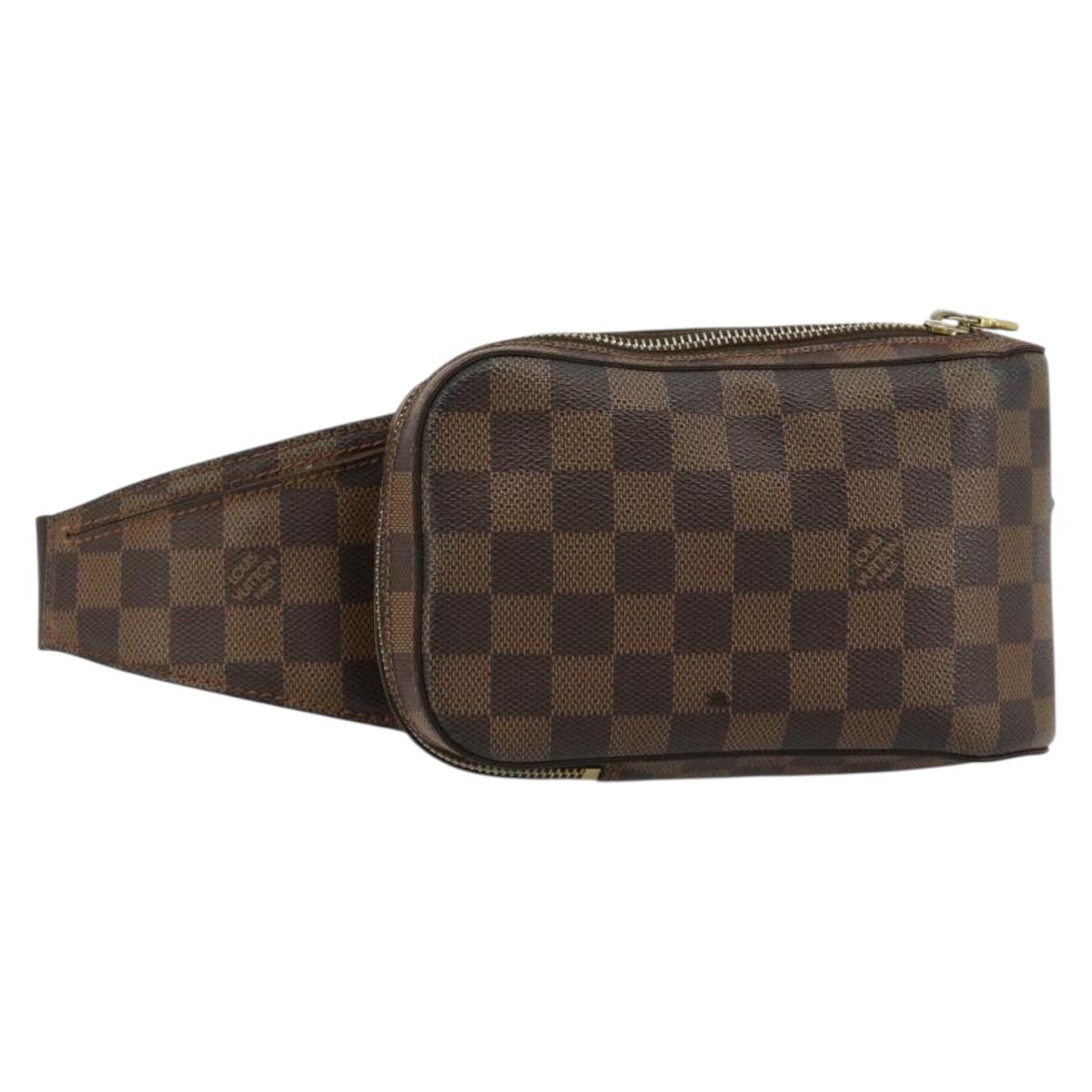 LOUIS VUITTON Damier Ebene Geronimos Shoulder Bag N51994 LV Auth 171270