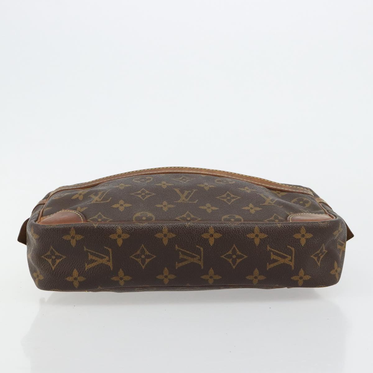 LOUIS VUITTON Monogram Compiegne 28 Clutch Bag M51845 LV Auth 171274