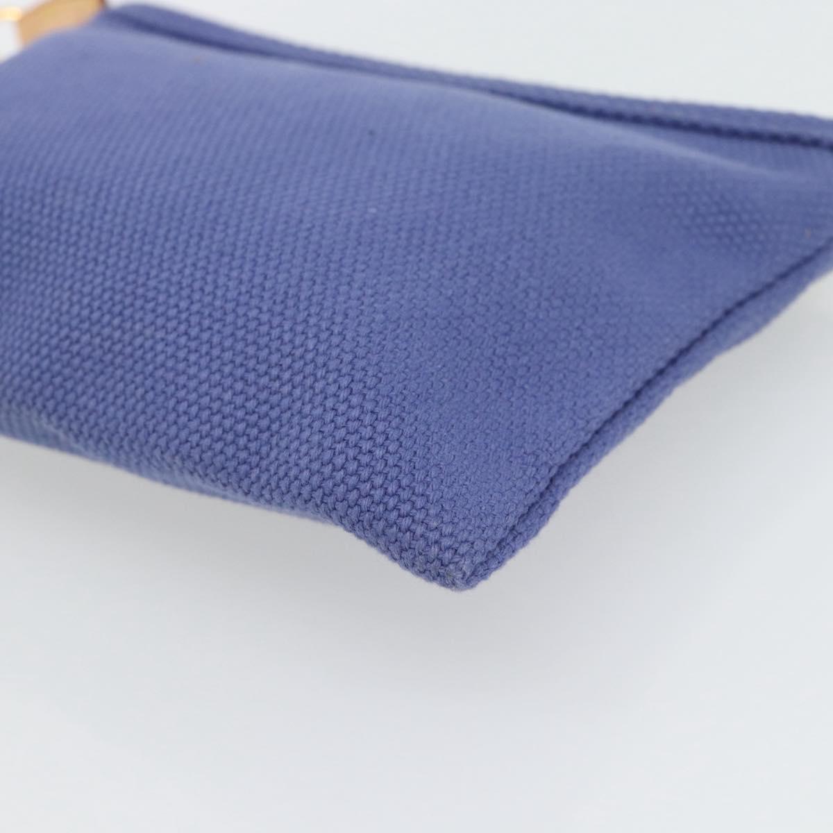 LOUIS VUITTON Antigua Pochette Platt PM Pouch Blue M40070 LV Auth 171279V