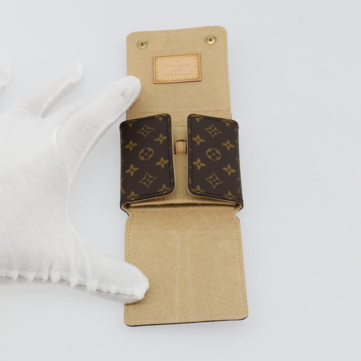 LOUIS VUITTON Monogram Jewelry case Jewelry Box LV Auth 171286