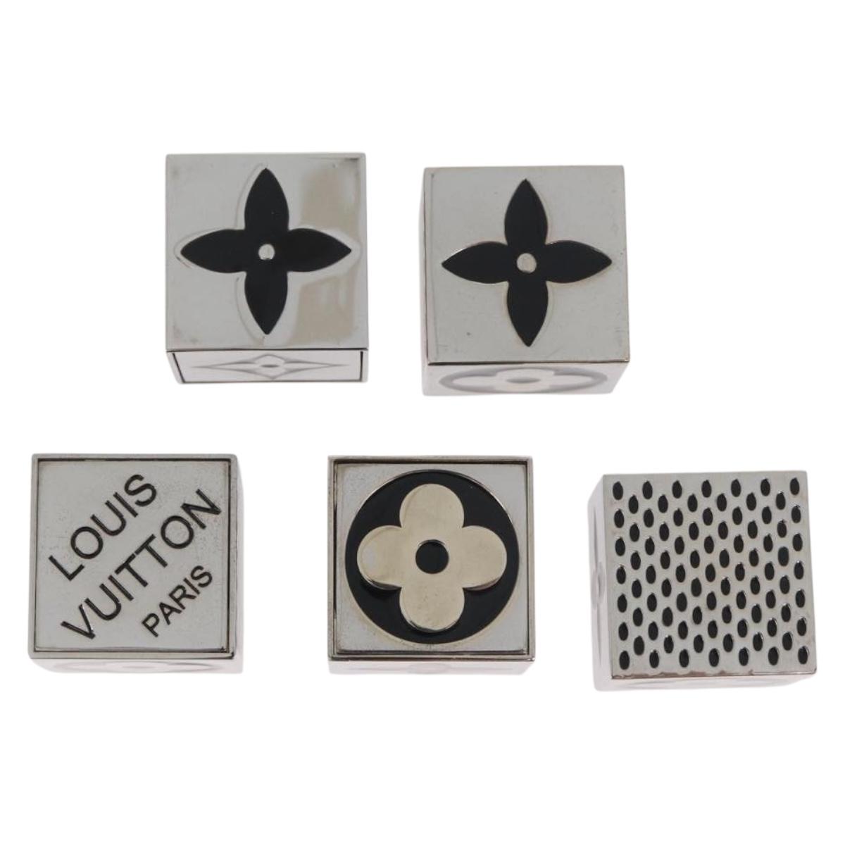 LOUIS VUITTON LV Cube Game metal Silver M99454 LV Auth 171297V