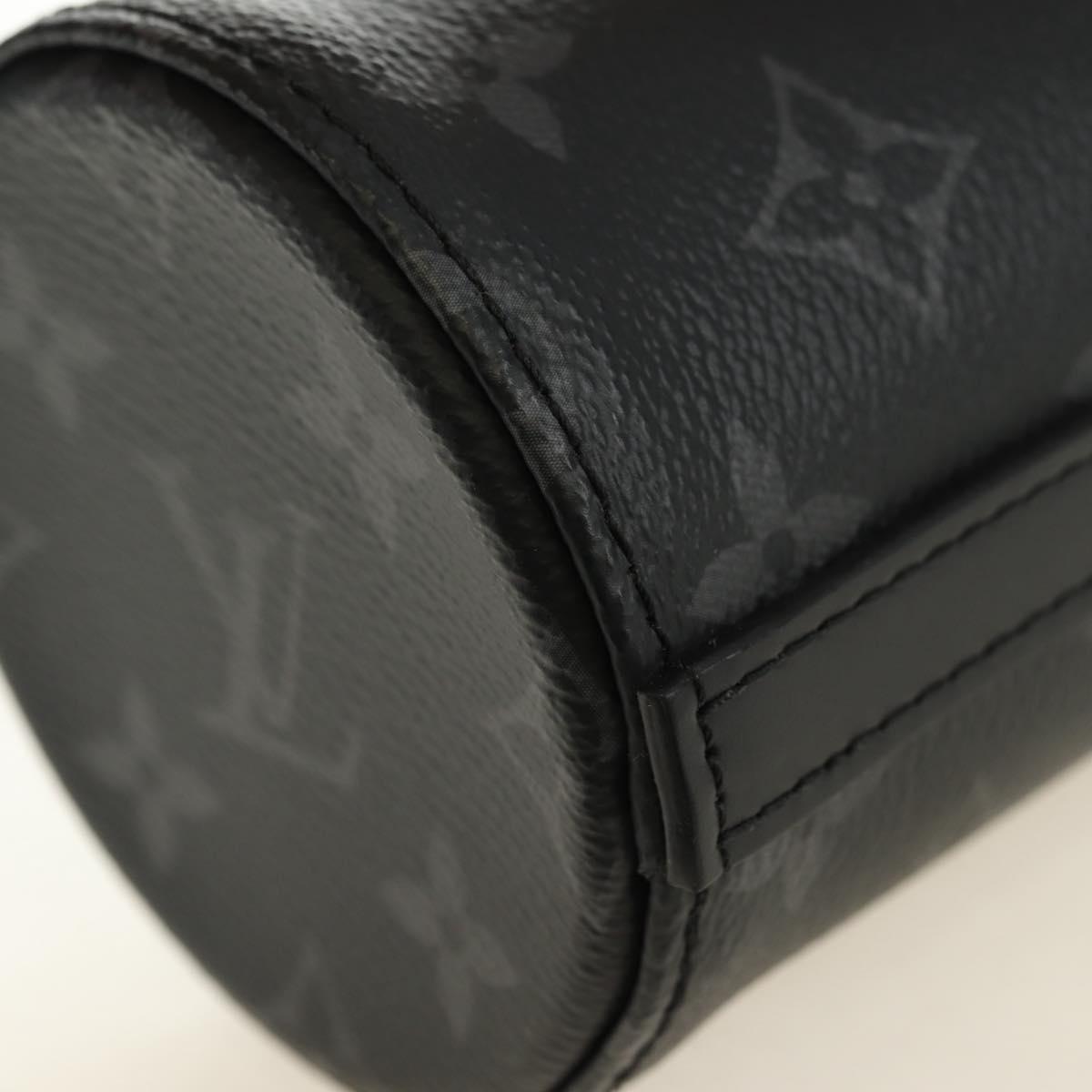 LOUIS VUITTON Monogram Eclipse Bottle Holder Porte Boutille GI0398 Auth 171298V