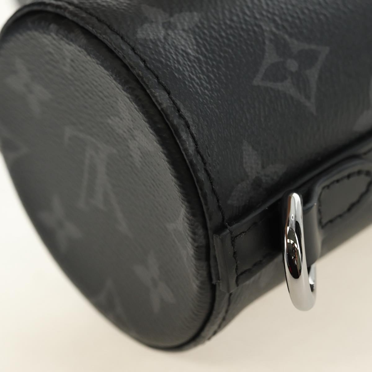 LOUIS VUITTON Monogram Eclipse Bottle Holder Porte Boutille GI0398 Auth 171298V