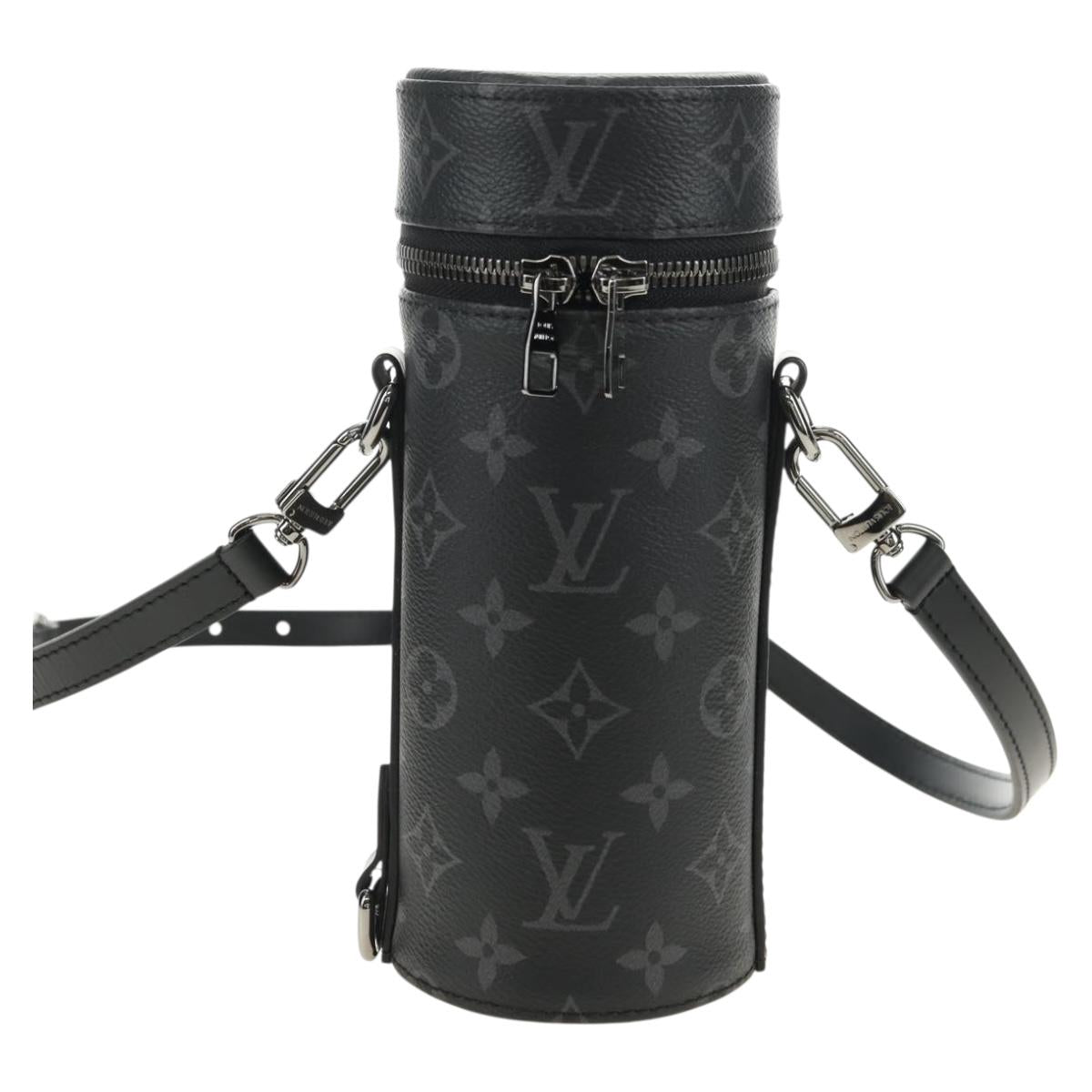 LOUIS VUITTON Monogram Eclipse Bottle Holder Porte Boutille GI0398 Auth 171298V