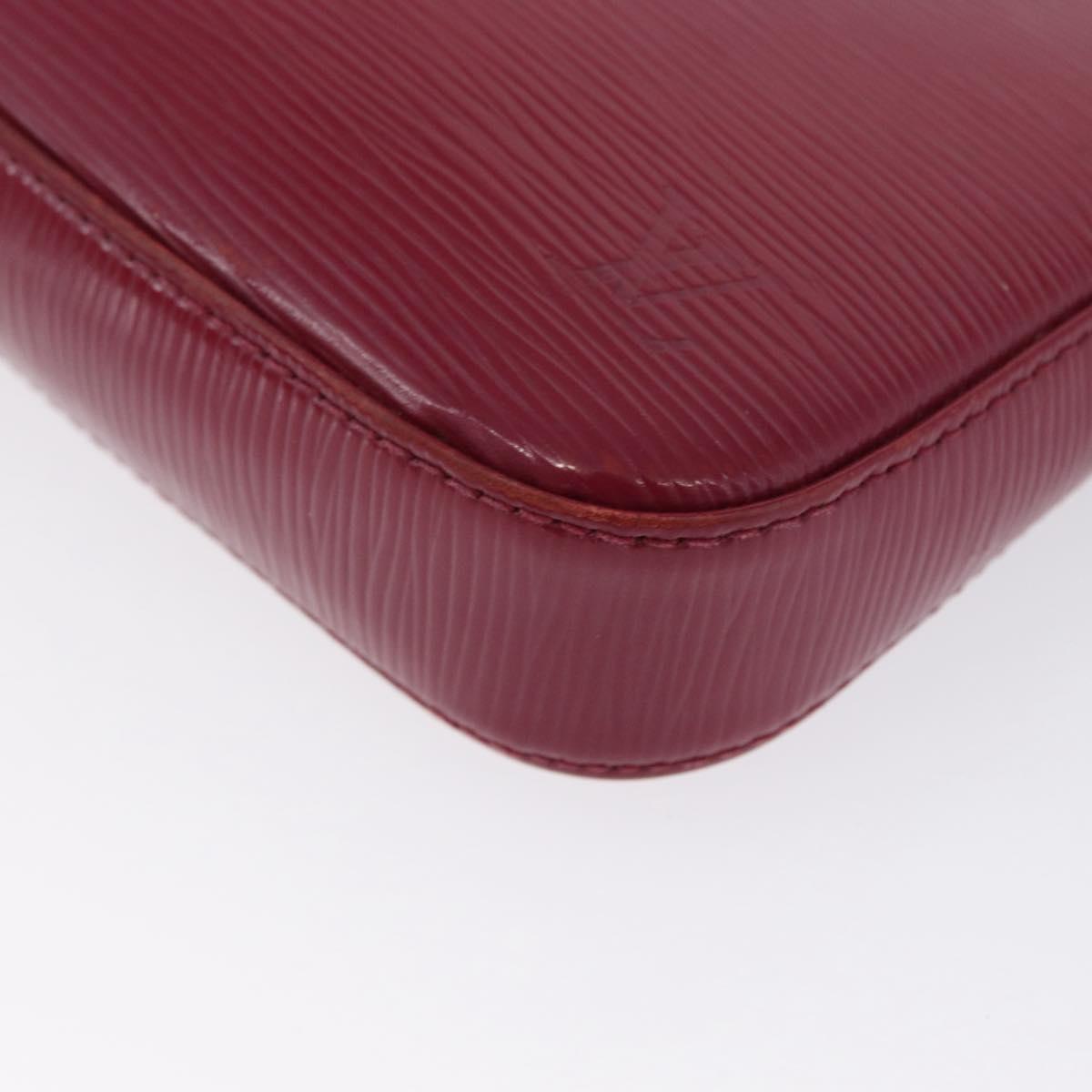LOUIS VUITTON Epi Pochette Accessoires Pouch Fuchsia M40777 LV Auth 171324A
