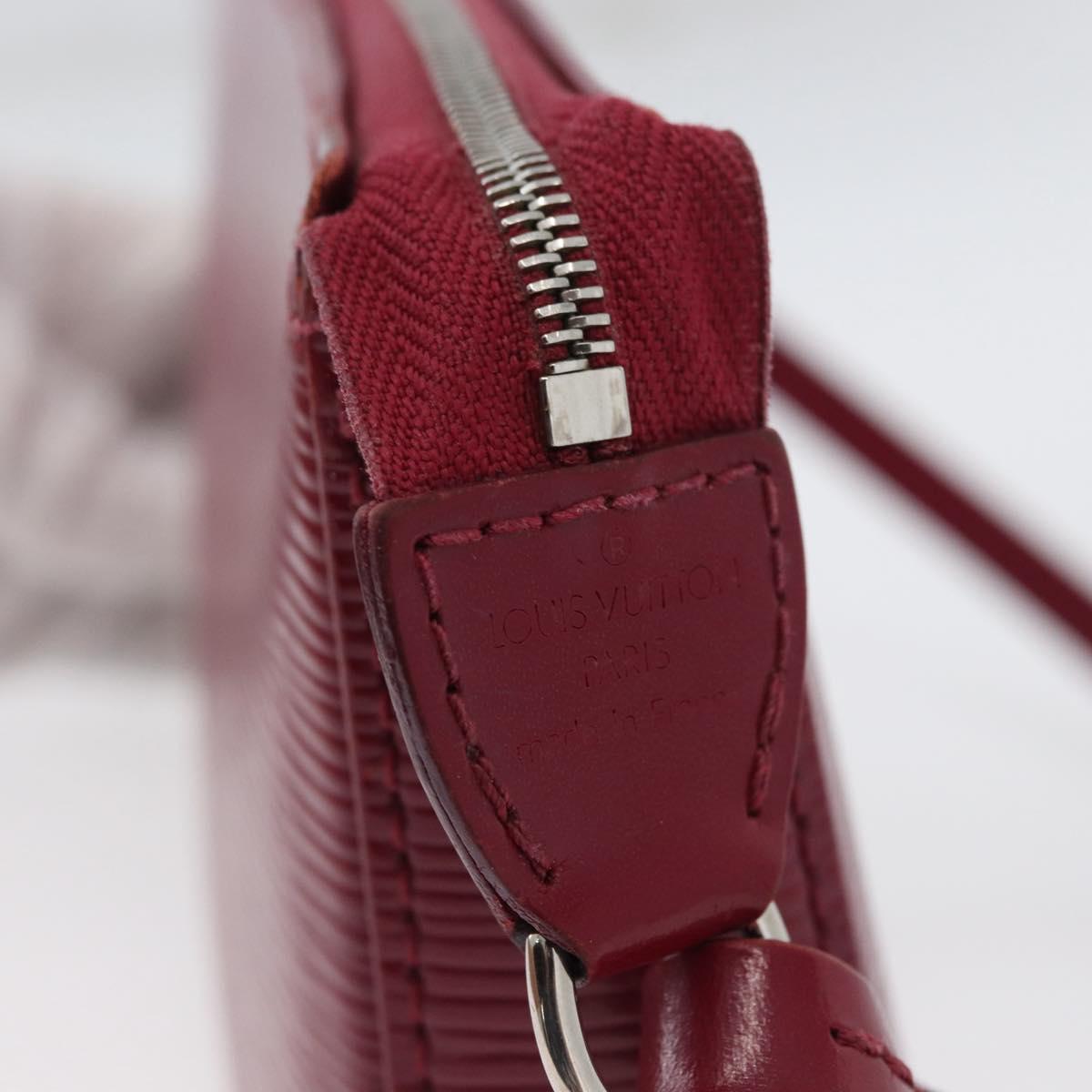 LOUIS VUITTON Epi Pochette Accessoires Pouch Fuchsia M40777 LV Auth 171324A