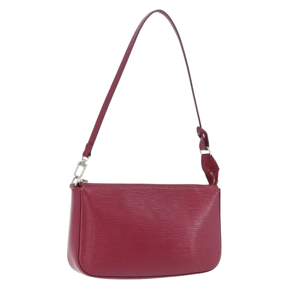 LOUIS VUITTON Epi Pochette Accessoires Pouch Fuchsia M40777 LV Auth 171324A