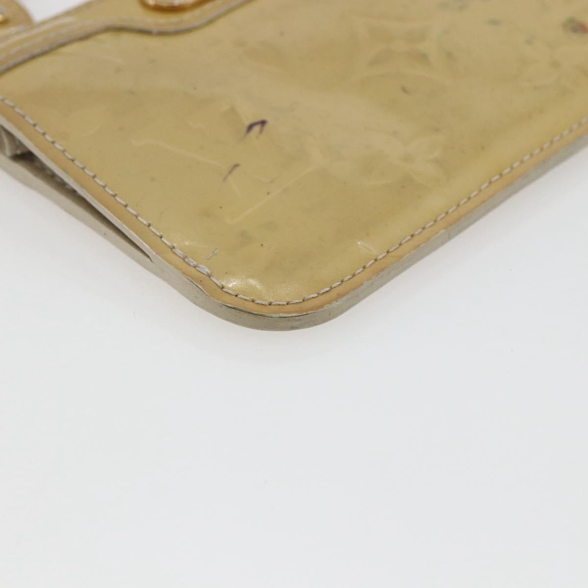 LOUIS VUITTON Vernis Pochette Cles NM Coin Purse Broncorail M91463 Auth 171328