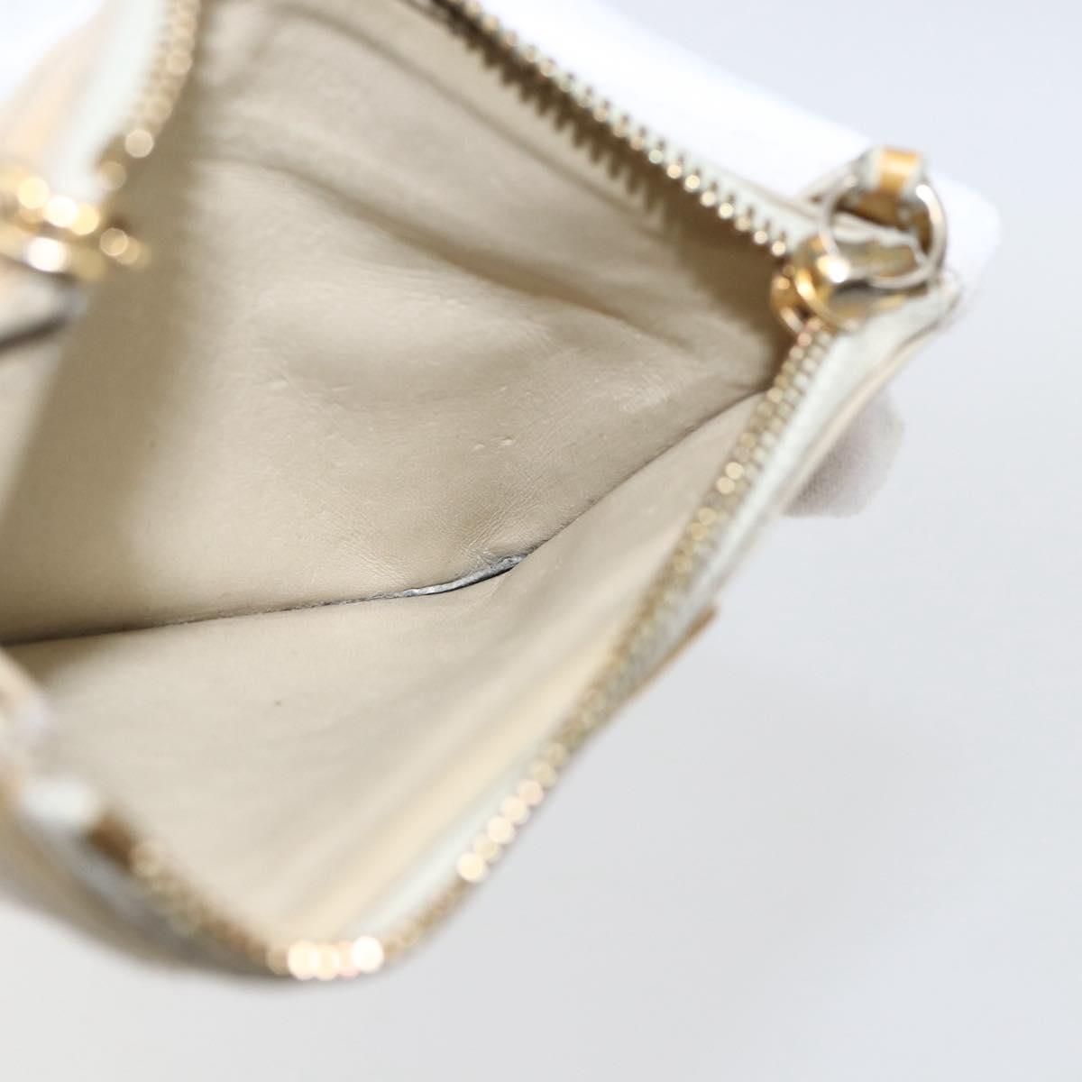 LOUIS VUITTON Vernis Pochette Cles NM Coin Purse Broncorail M91463 Auth 171328