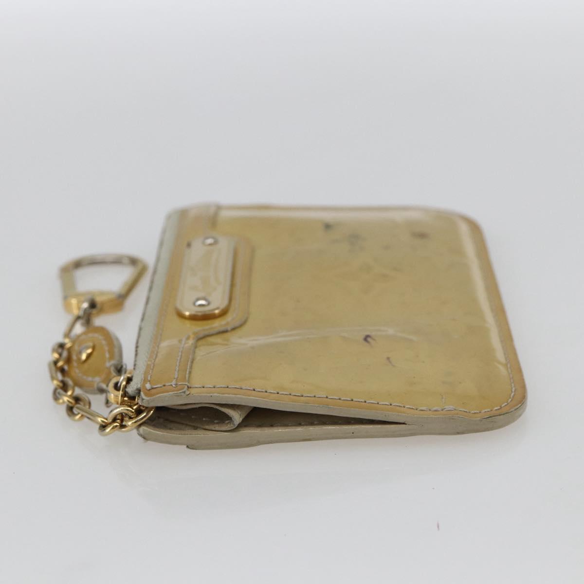 LOUIS VUITTON Vernis Pochette Cles NM Coin Purse Broncorail M91463 Auth 171328