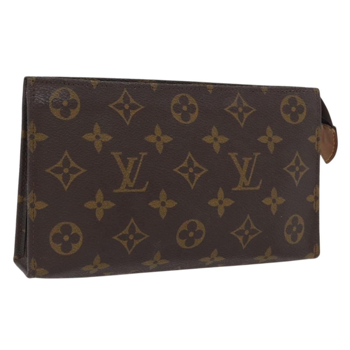 LOUIS VUITTON Monogram Pochette compact tool Pouch M51970 LV Auth 171330