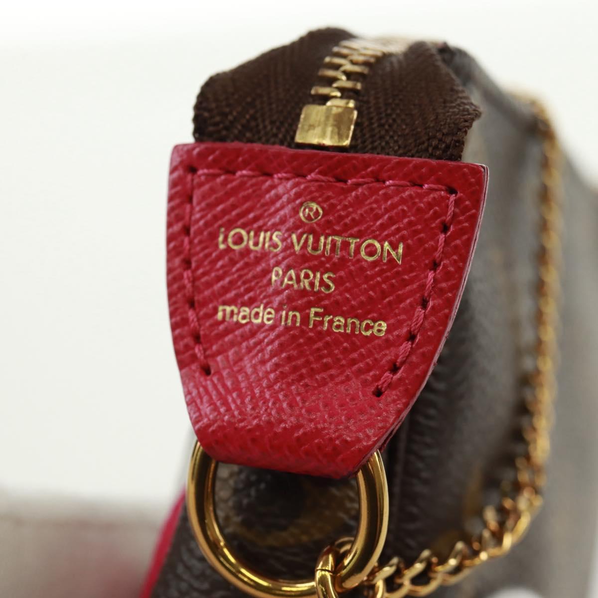 LOUIS VUITTON Monogram Ski Bear Mini Pochette Accessoires Pouch M67769 171332M