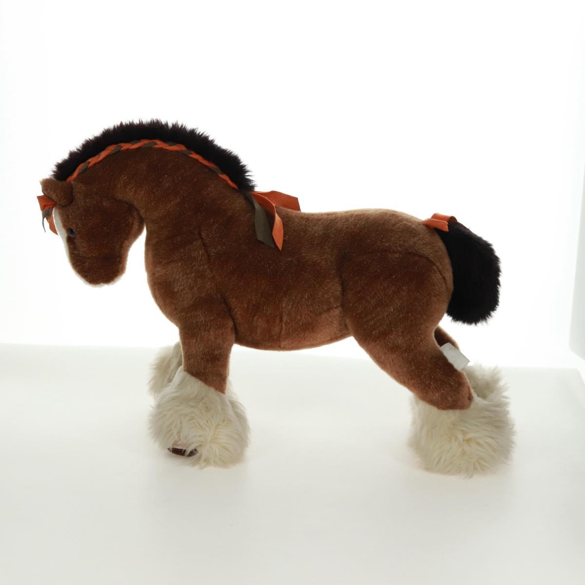 HERMES Horse Elmy PM Stuffed Polyester Brown Auth 171339M