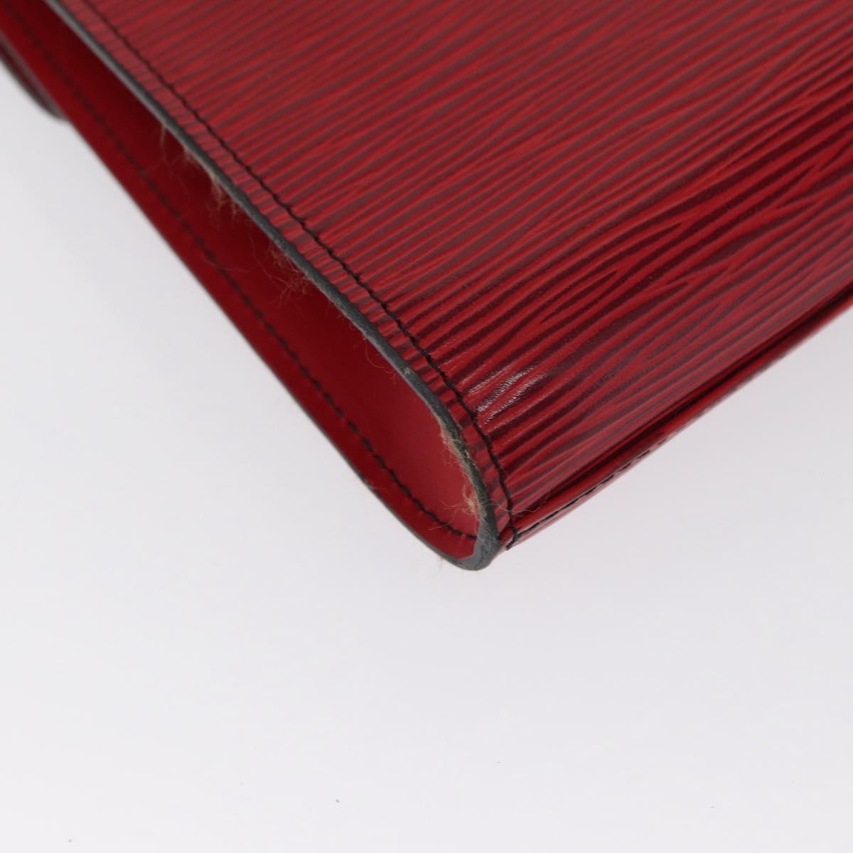 LOUIS VUITTON Epi Art Deco Clutch Bag Red M52637 LV Auth 171351