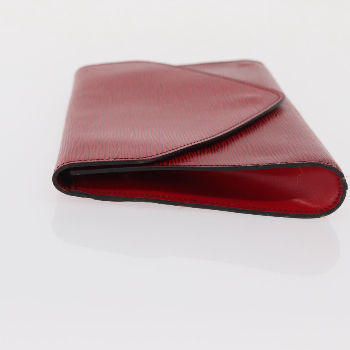 LOUIS VUITTON Epi Art Deco Clutch Bag Red M52637 LV Auth 171351