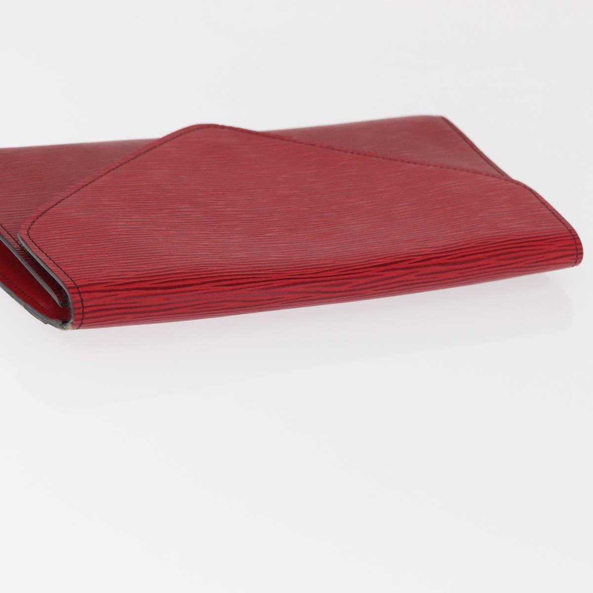 LOUIS VUITTON Epi Art Deco Clutch Bag Red M52637 LV Auth 171351