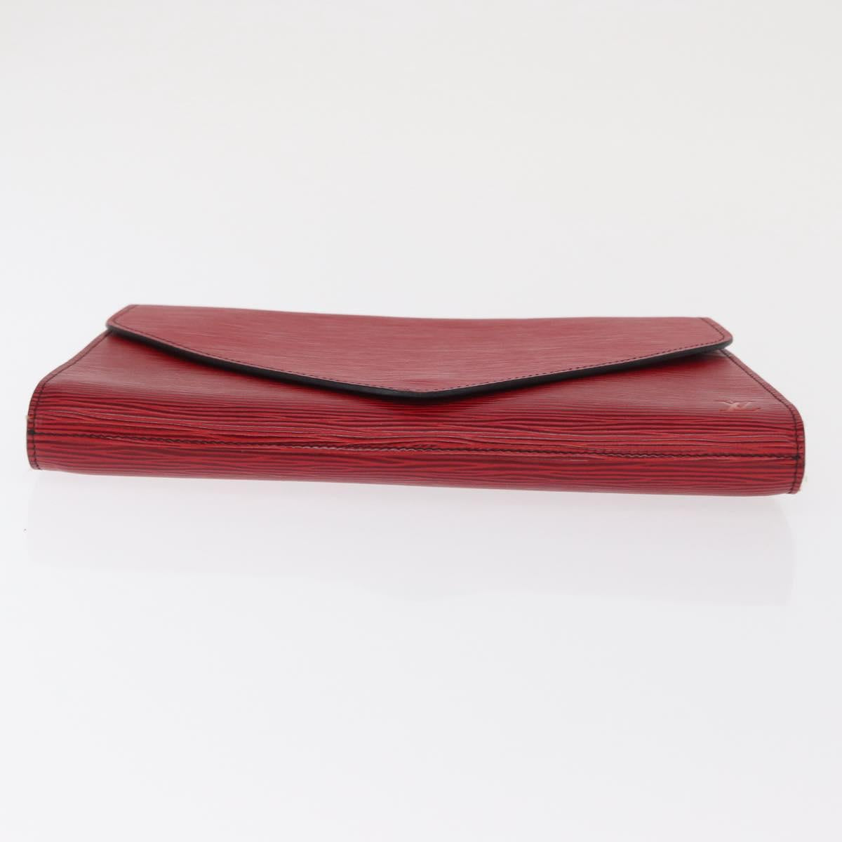 LOUIS VUITTON Epi Art Deco Clutch Bag Red M52637 LV Auth 171351