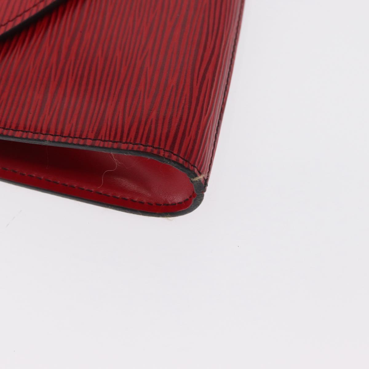 LOUIS VUITTON Epi Art Deco Clutch Bag Red M52637 LV Auth 171351