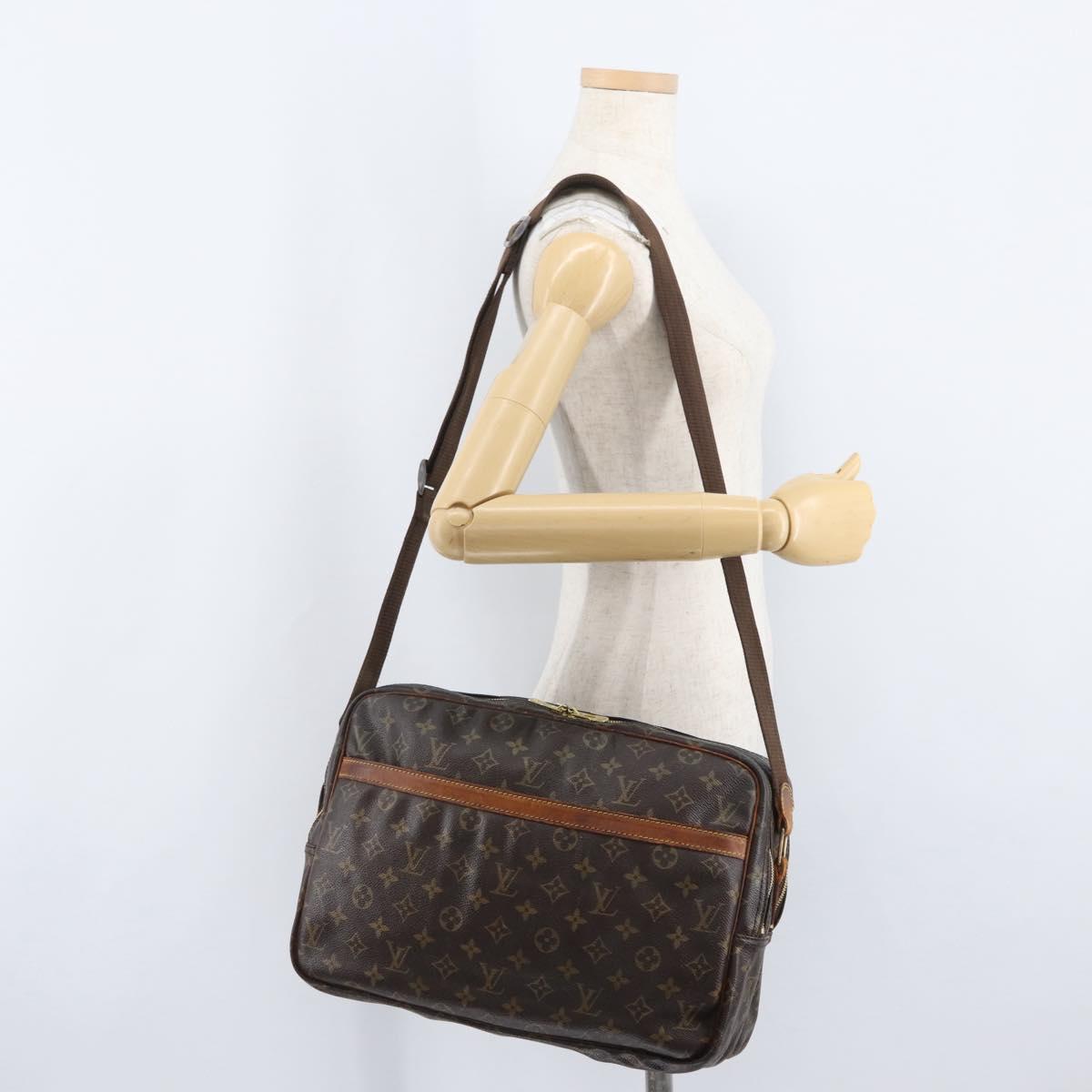 LOUIS VUITTON Monogram Reporter GM Shoulder Bag M45252 LV Auth 171360