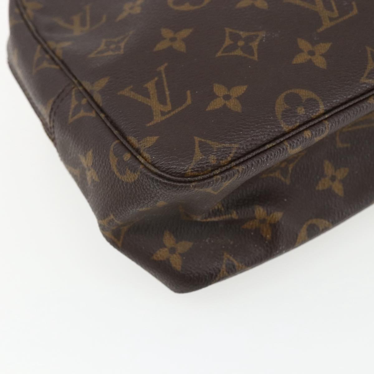 LOUIS VUITTON Monogram Trousse Toilette 28 Clutch Bag M47522 LV Auth 171362