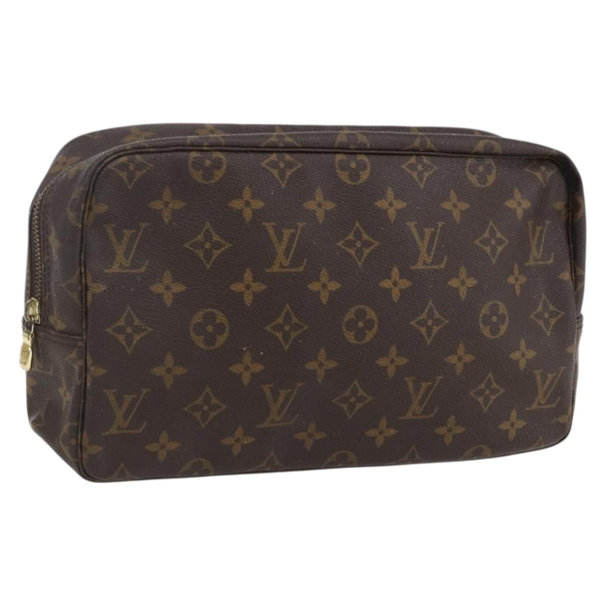 LOUIS VUITTON Monogram Trousse Toilette 28 Clutch Bag M47522 LV Auth 171362