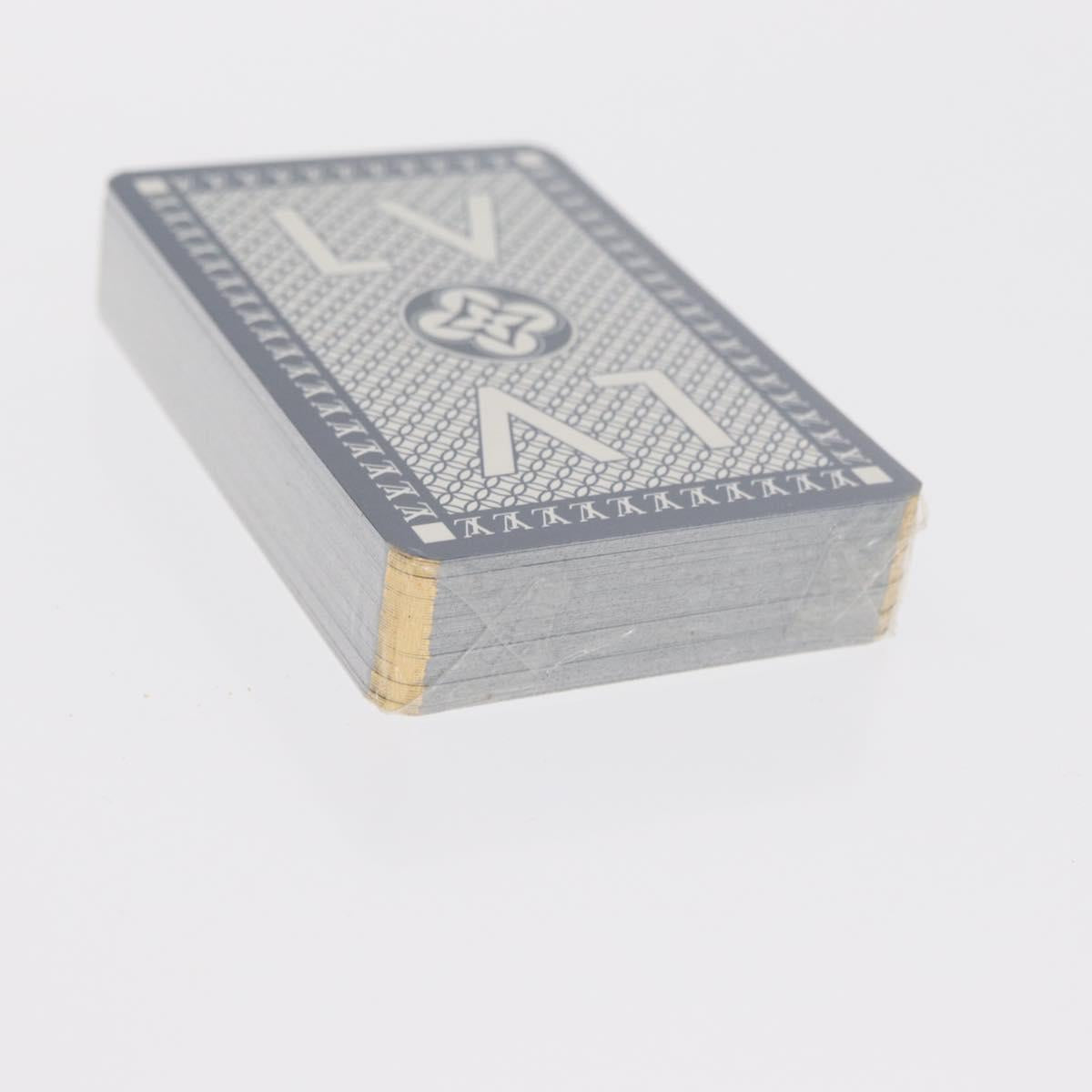 LOUIS VUITTON Playing Cards Navy Brown LV Auth 171364