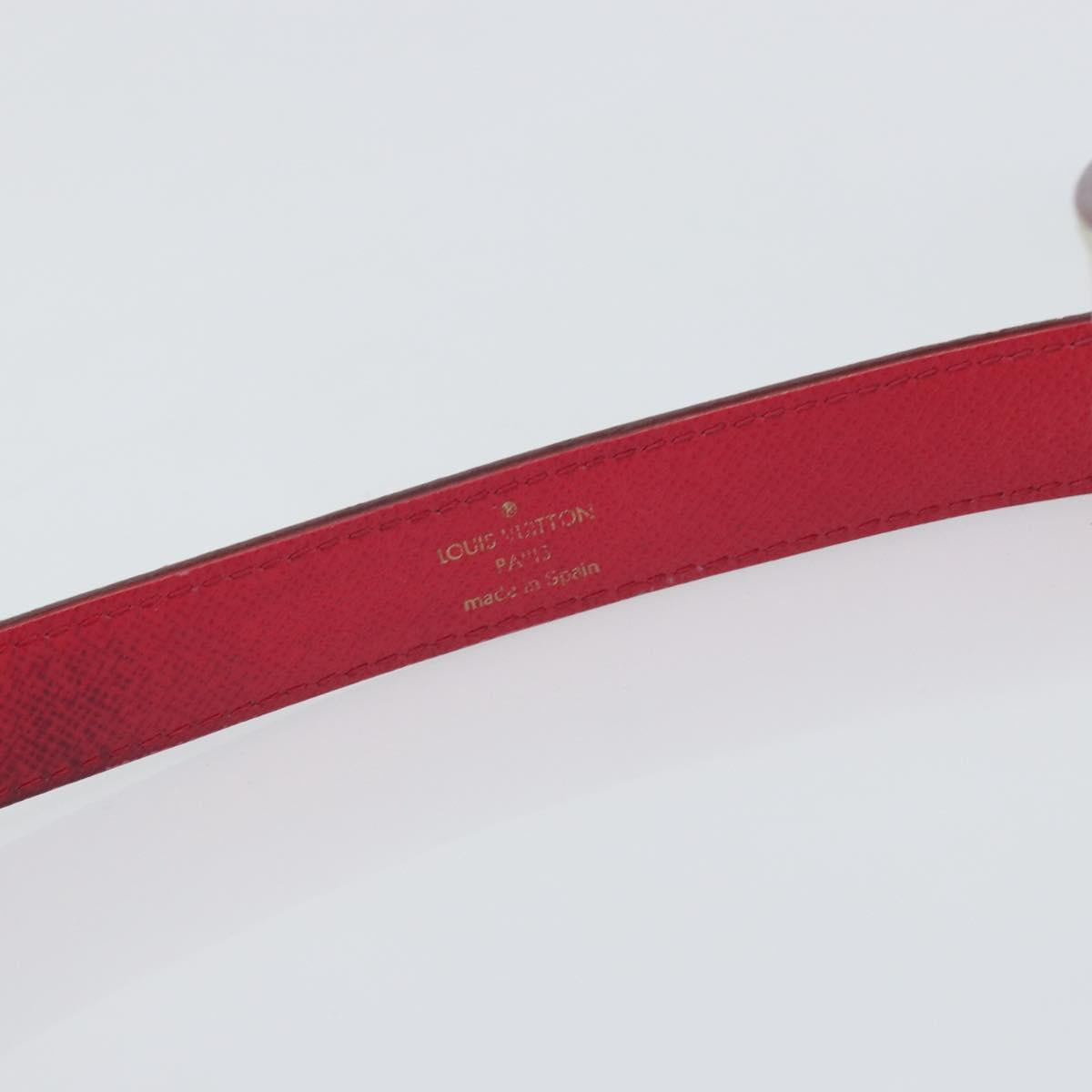 LOUIS VUITTON Multicolor Ceinture LV Printed Initials Belt 38.2"" LV Auth 171367