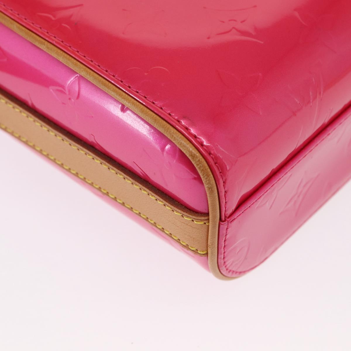 LOUIS VUITTON Vernis Sullivan Vertical Bag Fuchsia Pink M91259 LV Auth 171369V