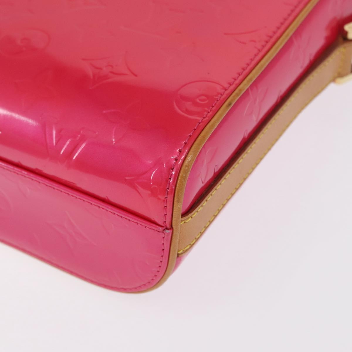 LOUIS VUITTON Vernis Sullivan Vertical Bag Fuchsia Pink M91259 LV Auth 171369V