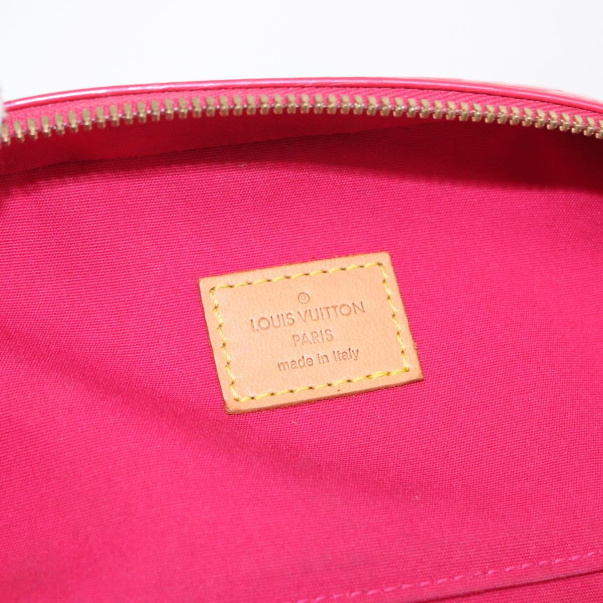 LOUIS VUITTON Vernis Sullivan Vertical Bag Fuchsia Pink M91259 LV Auth 171369V