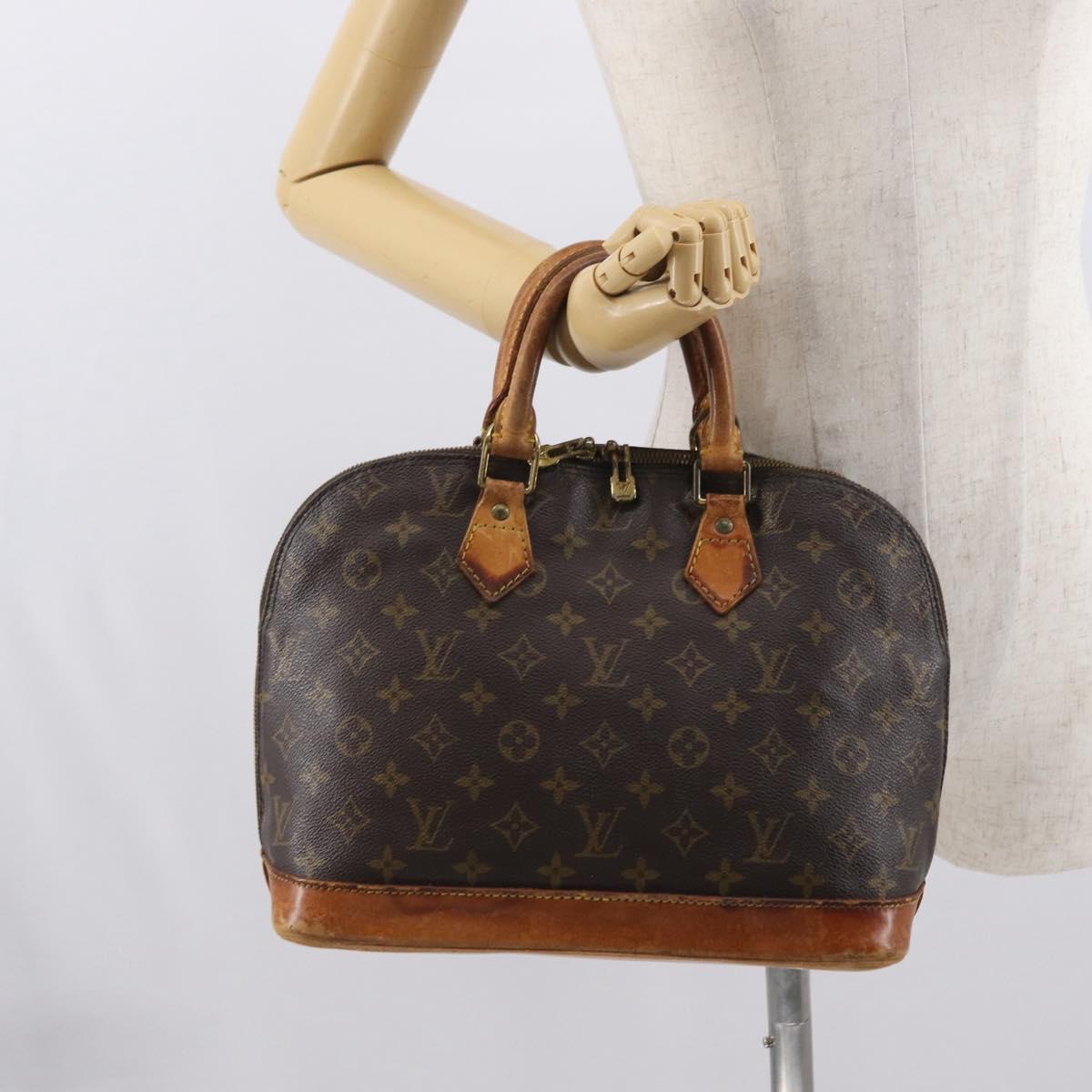 LOUIS VUITTON Monogram Alma Hand Bag M51130 LV Auth 171374