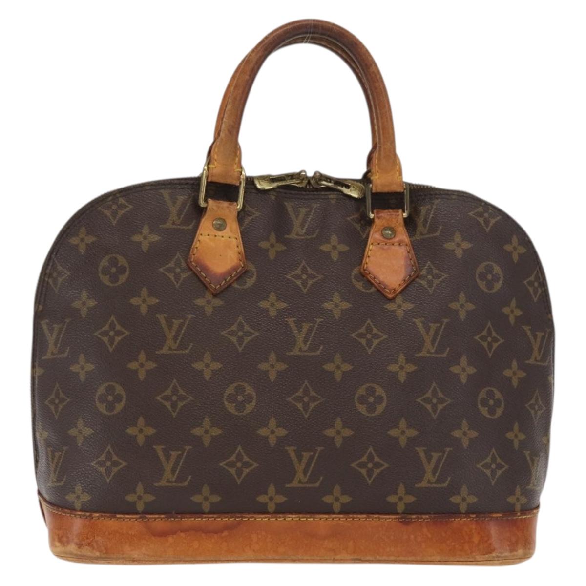 LOUIS VUITTON Monogram Alma Hand Bag M51130 LV Auth 171374