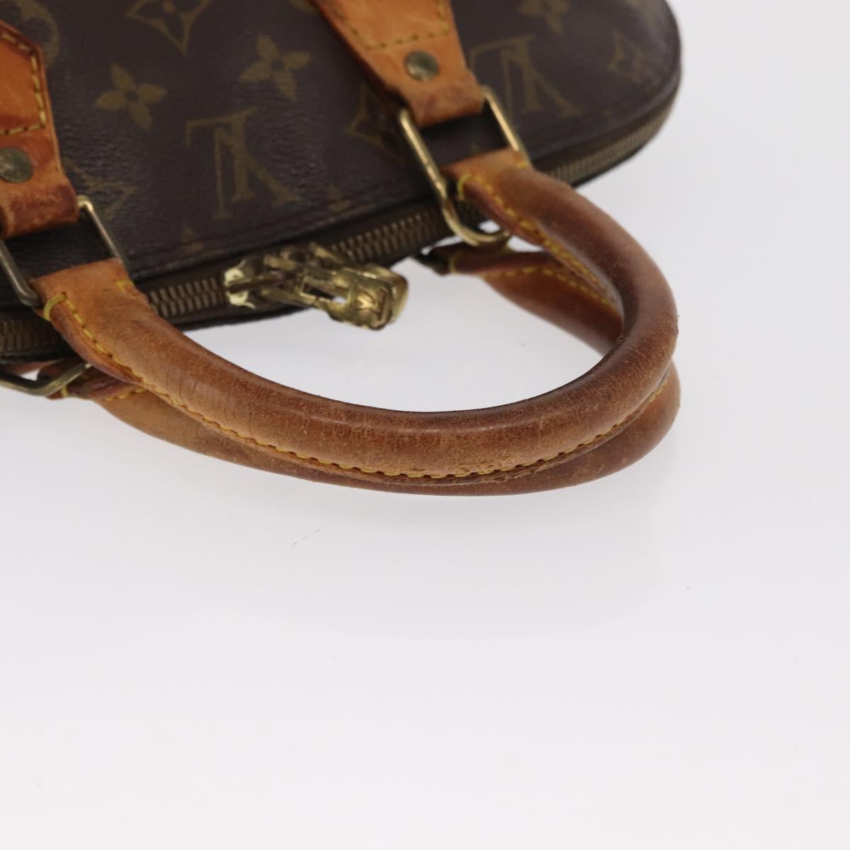 LOUIS VUITTON Monogram Alma Hand Bag M51130 LV Auth 171374