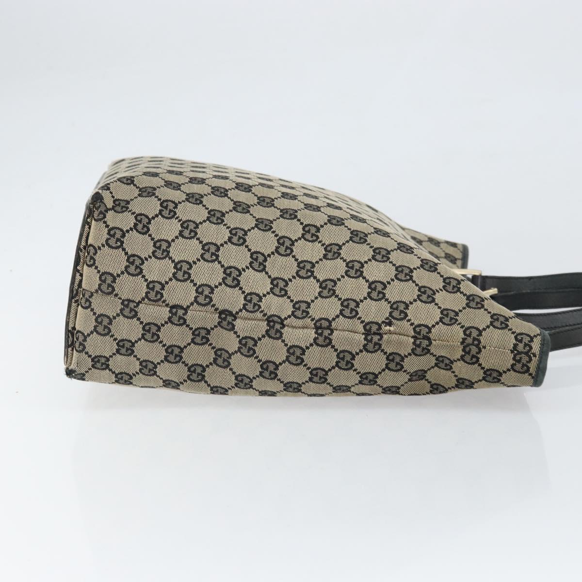 GUCCI GG Canvas Tote Bag Navy Gold 002 1098 Auth 171387