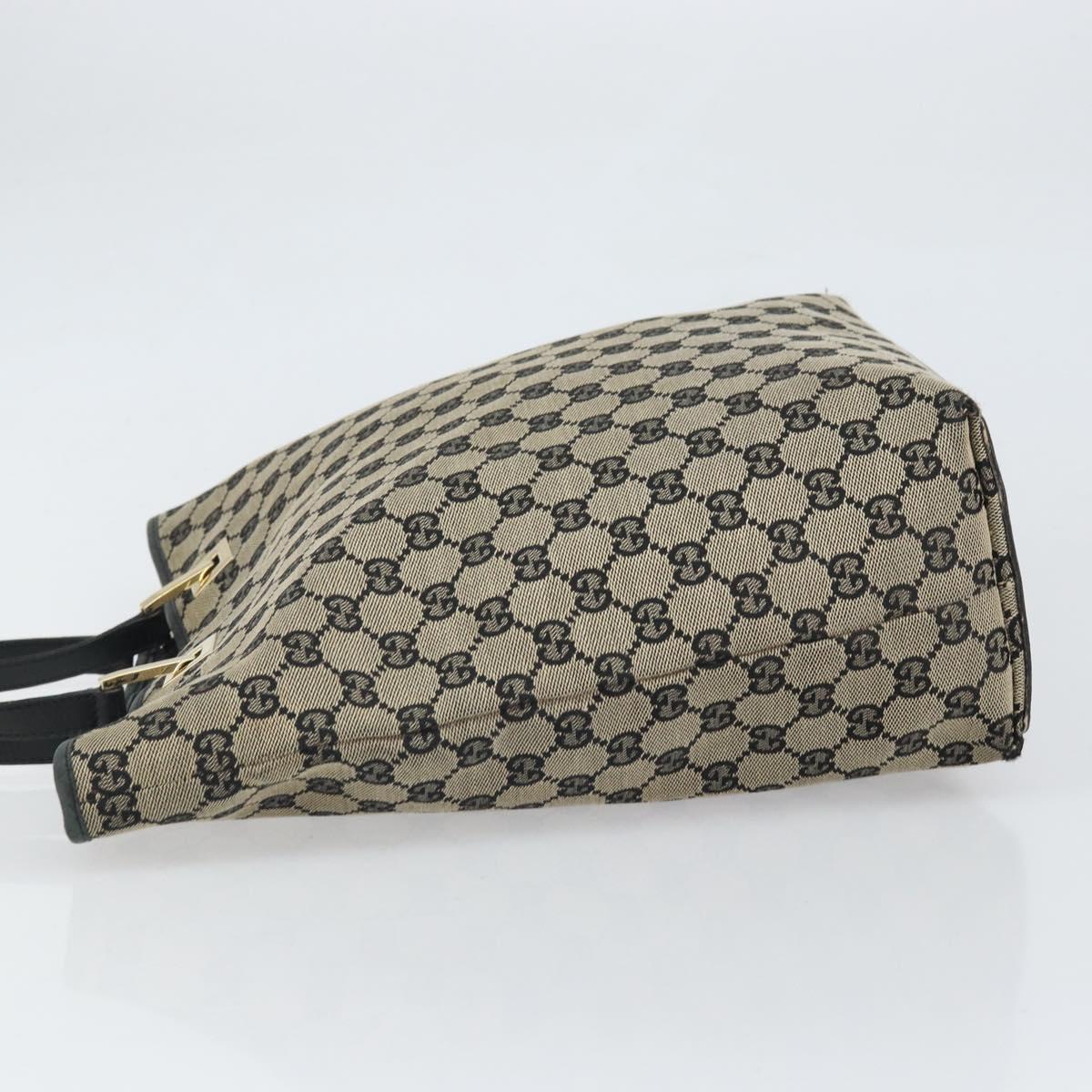 GUCCI GG Canvas Tote Bag Navy Gold 002 1098 Auth 171387