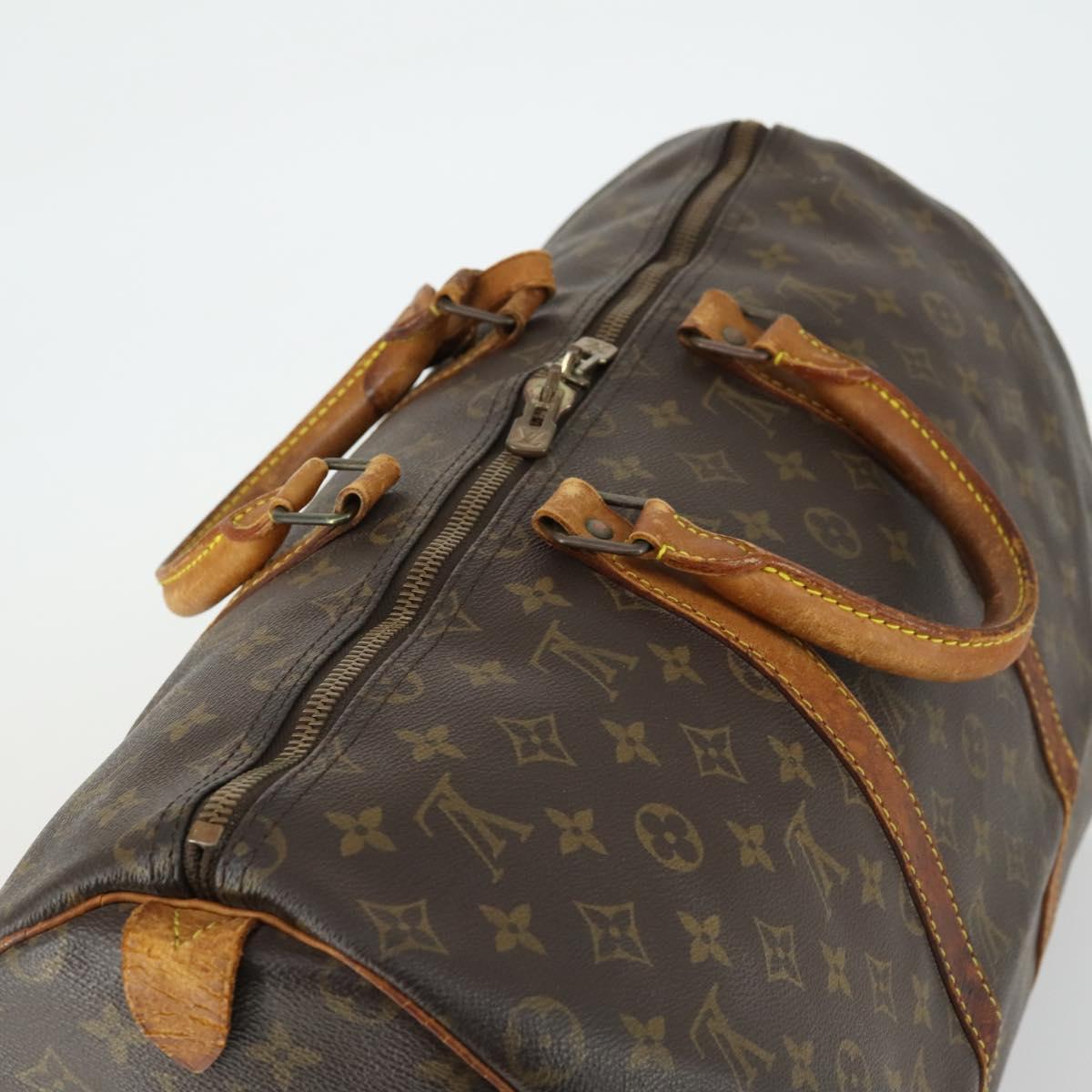 LOUIS VUITTON Monogram Keepall 50 Boston Bag M41426 LV Auth 171390