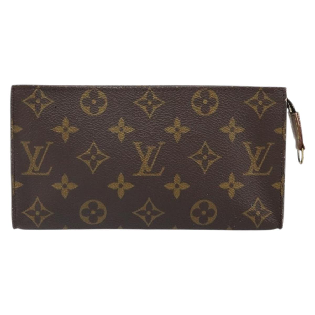 LOUIS VUITTON Monogram Bucket GM Accessory Pouch LV Auth 171397