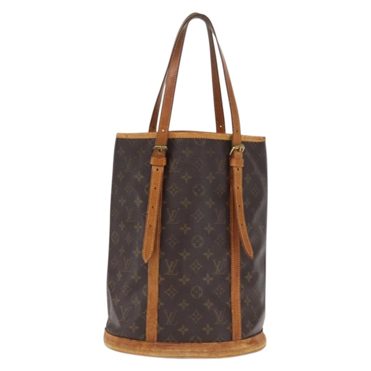 LOUIS VUITTON Monogram Bucket GM Shoulder Bag M42236 LV Auth 171398