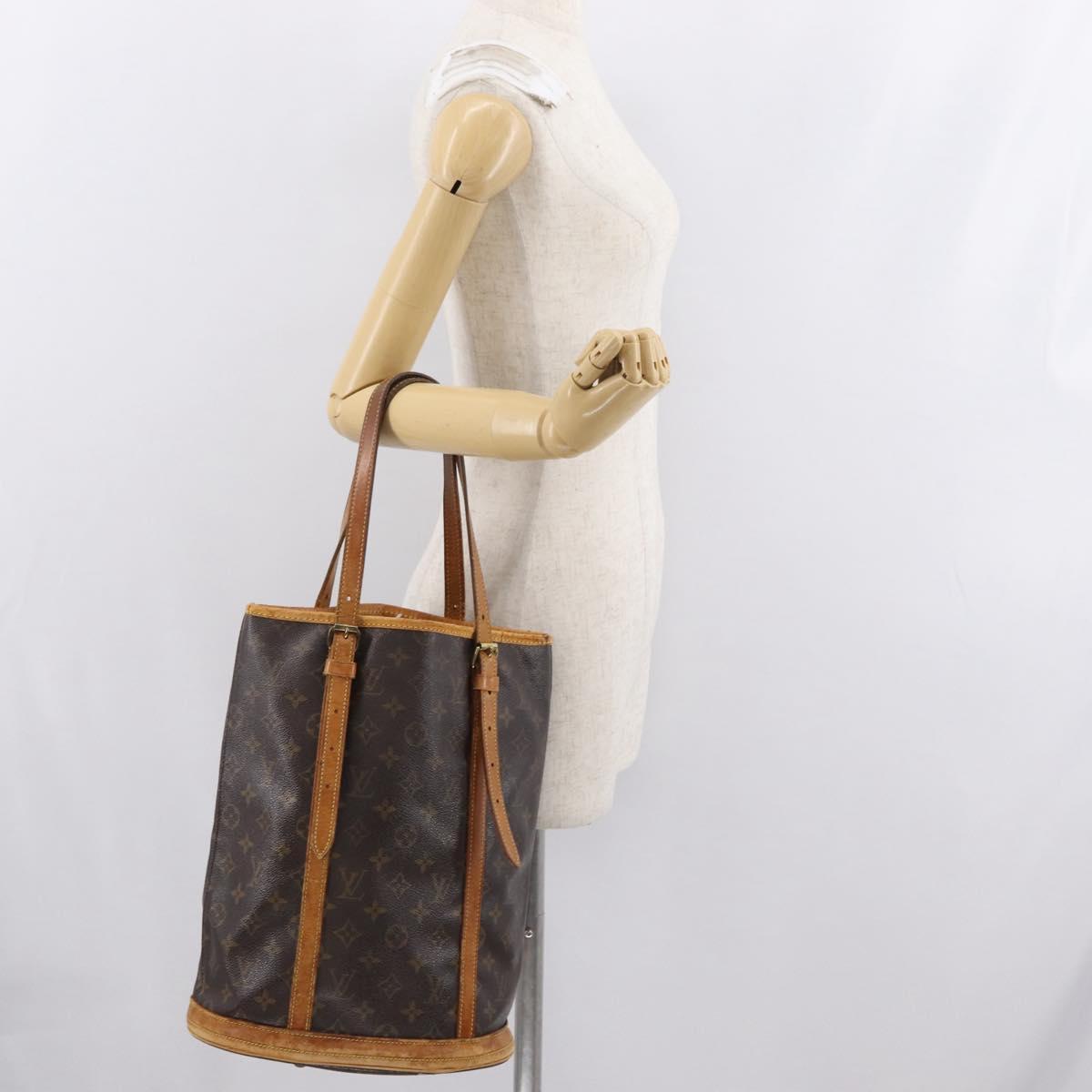 LOUIS VUITTON Monogram Bucket GM Shoulder Bag M42236 LV Auth 171398