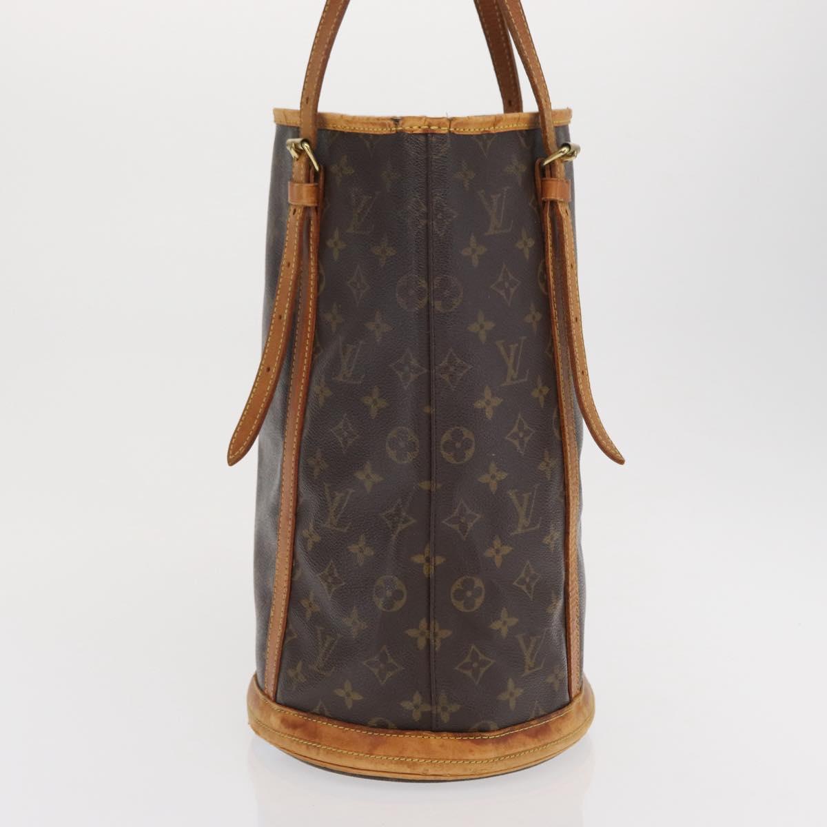 LOUIS VUITTON Monogram Bucket GM Shoulder Bag M42236 LV Auth 171398