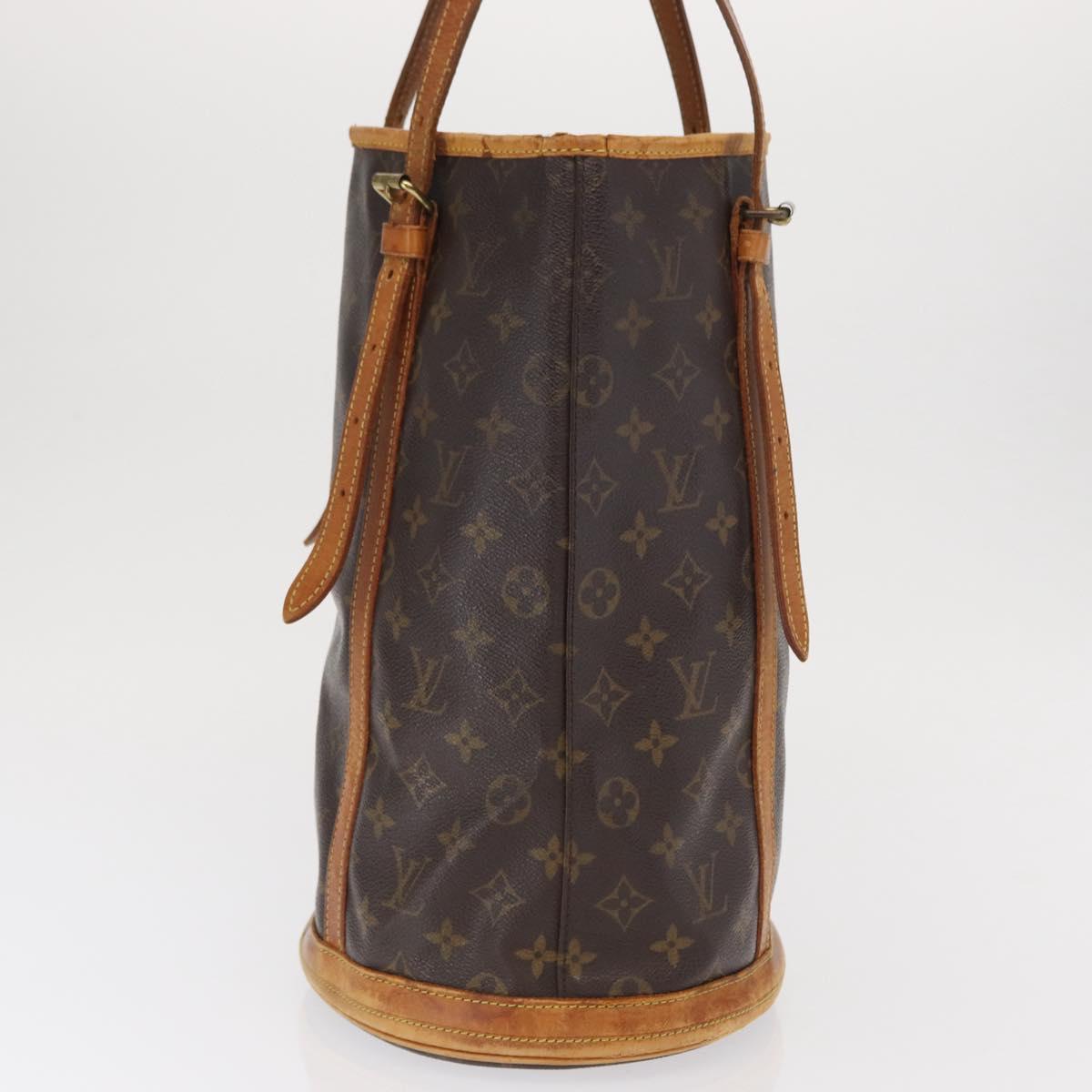 LOUIS VUITTON Monogram Bucket GM Shoulder Bag M42236 LV Auth 171398