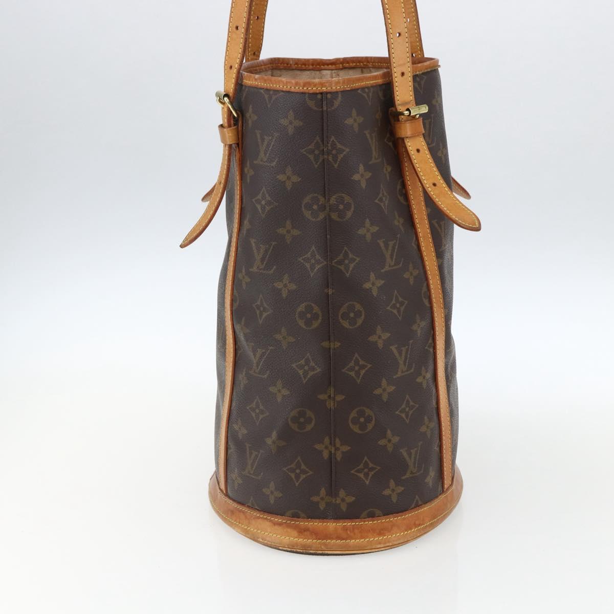 LOUIS VUITTON Monogram Bucket GM Shoulder Bag M42236 LV Auth 171423
