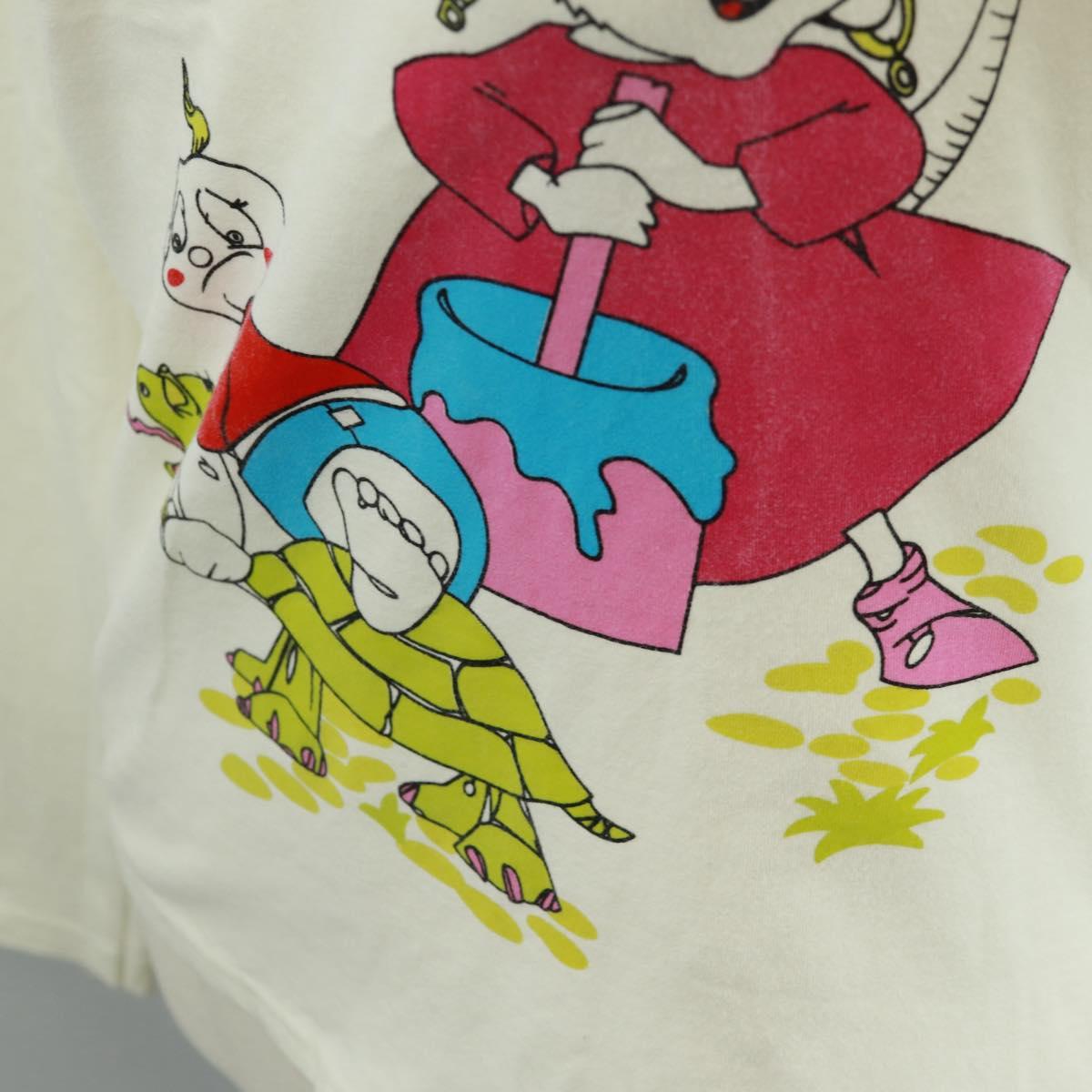 Christian Dior Long Sleeve Cut Qnd Sew T-shirt Cotton White Auth 171428V