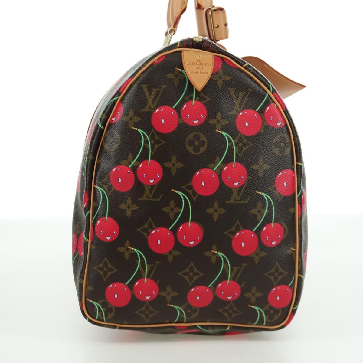 LOUIS VUITTON Monogram Cherry Keepall 45 Boston Bag M95011 LV Auth 171440SV
